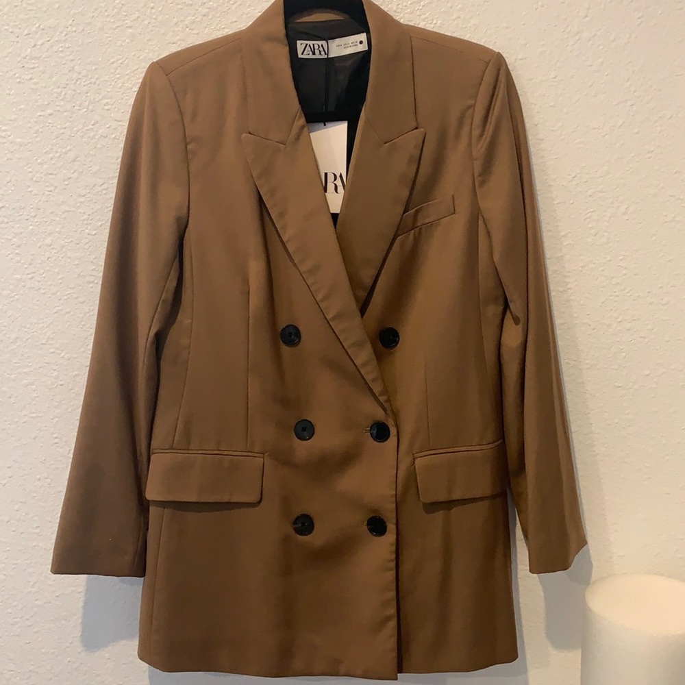 Zara Caramel Brown Blazer